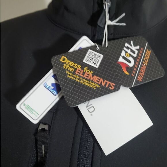 North End Black & Gray Color Block Soft Shell Jacket Size Medium - Picture 5 of 13